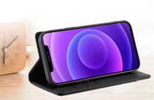 Charger l'image dans la galerie, C’est pour ton phone Étui magnétique en cuir et fibre de carbone pour iPhone