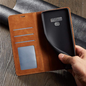 C’est pour ton phone Étui magnétique en cuir pour Samsung série S