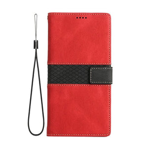 C’est pour ton phone Pour iPhone 6 / 6S / Rouge / Case & Strap Étui en cuir avec fermeture magnétique pour iPhone